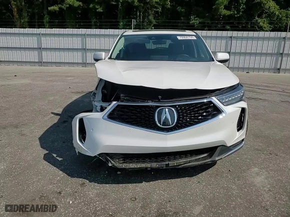 2022 Acura RDX w/Technology Package with VIN 5J8TC1H5XNL007460, listed as a Copart auction lot 70968794 with 24,066 mi miles and Salvage Title. Bid and sale history available at carsss.com. Image 11.