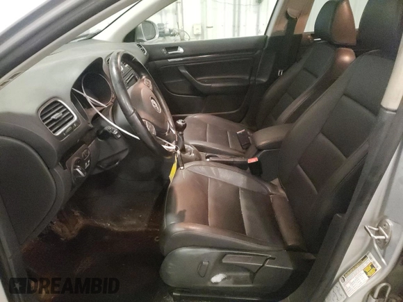 2011 Volkswagen Jetta TDI with VIN 3VWML7AJ2BM634044, listed as a Copart auction lot 82432244 with 153,818 mi miles and Salvage title. Bid and sale history available at DreamBid. Image 7.