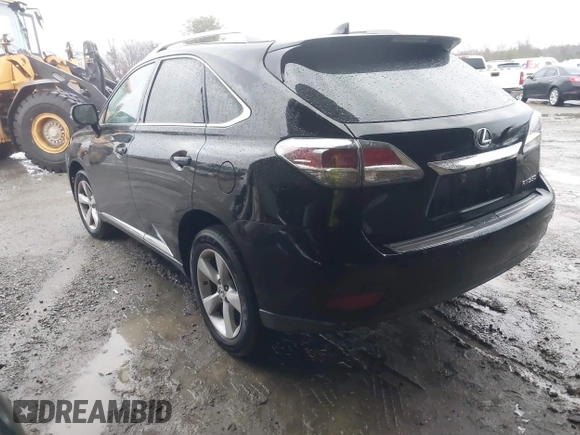2014 Lexus RX 350 with VIN JTJBK1BA9E2460815, listed as a IAAI auction lot 41695555 with 113,852 mi miles and . Bid and sale history available at DreamBid. Image 3.
