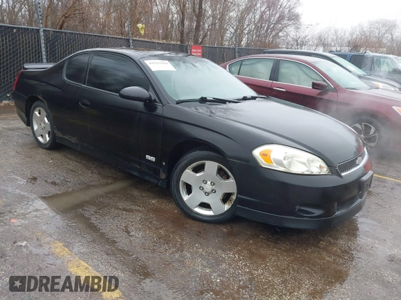 2006 Chevrolet Monte Carlo SS with VIN 2G1WL16C769225287, listed as a IAAI auction lot 41523259 with 242,516 mi miles. Bid and sale history available at carsss.com. Image 1.