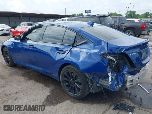 2023 Cadillac CT5 Luxury with VIN 1G6DW5RK2P0113186, listed as a IAAI auction lot 42099816 with 37,530 mi miles and . Bid and sale history available at DreamBid. Image 3.