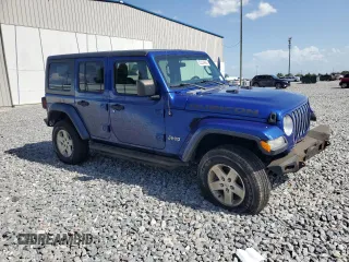 2019 Jeep Wrangler Unlimited Sahara with VIN 1C4HJXEN9KW592821, listed as a Copart auction lot 63204995 with 134,170 mi miles and Non repairable. Bid and sale history available at DreamBid. Image 4.