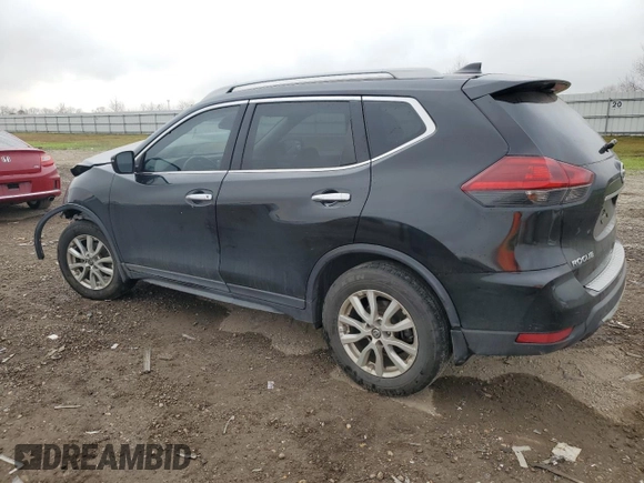 2019 Nissan Rogue S with VIN 5N1AT2MT0KC719550, listed as a Copart auction lot 44812355 with 75,674 mi miles and Salvage Title. Bid and sale history available at carsss.com. Image 2.