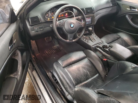 2005 BMW 3 Series 330Ci with VIN WBABW53465PL51199, listed as a Copart auction lot 43700505 with 124,507 mi miles and Salvage Title. Bid and sale history available at carsss.com. Image 8.
