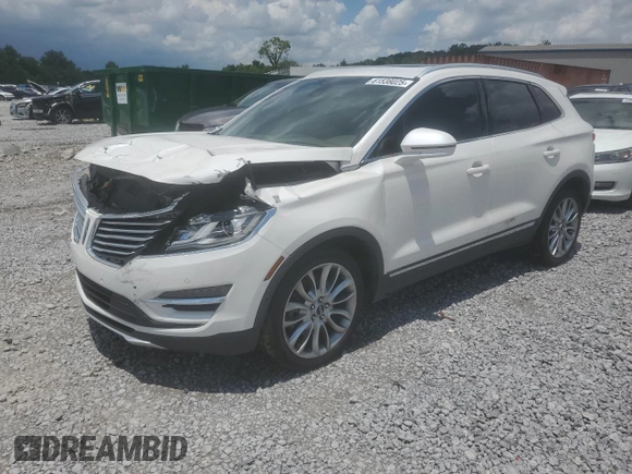 2017 Lincoln MKC Reserve with VIN 5LMCJ3C9XHUL19165, listed as a Copart auction lot 61538025 with 130,041 mi miles and Salvage title. Bid and sale history available at DreamBid. Image 1.