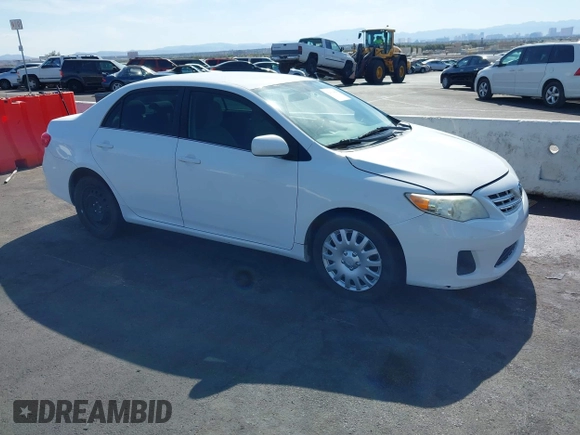 2013 Toyota Corolla L with VIN 5YFBU4EEXDP099379, listed as a IAAI auction lot 42036490 with 222,950 mi miles and . Bid and sale history available at DreamBid. Image 1.
