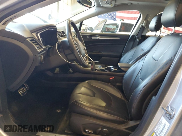 2014 Ford Fusion Titanium with VIN 3FA6P0SU9ER266393, listed as a Copart auction lot 59842455 with 144,701 mi miles and Salvage title. Bid and sale history available at DreamBid. Image 7.