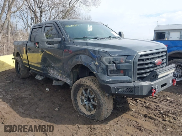 2017 Ford F-150 XL with VIN 1FTFW1EG6HKE03209, listed as a IAAI auction lot 41672184 with 116,078 mi miles. Bid and sale history available at carsss.com. Image 1.