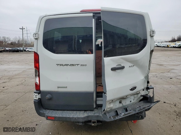 2016 Ford Transit Wagon XL with VIN 1FBZX2ZG0GKA41438, listed as a Copart auction lot 85759054 with 75,114 mi miles and Salvage Title. Bid and sale history available at carsss.com. Image 6.