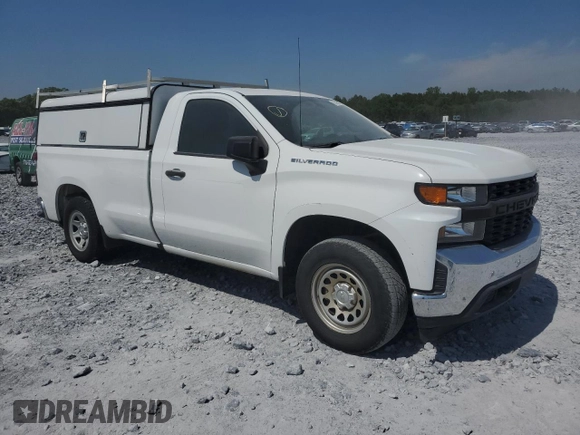 2020 Chevrolet Silverado 1500 Work Truck with VIN 3GCNWAEF8LG122810, listed as a Copart auction lot 52335935 with 99,971 mi miles and Clean Title. Bid and sale history available at carsss.com. Image 4.