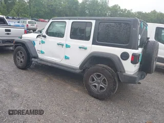 2019 Jeep Wrangler Unlimited Sport S with VIN 1C4HJXDG3KW504364, listed as a IAAI auction lot 42350748 with 109,524 mi miles and . Bid and sale history available at DreamBid. Image 3.