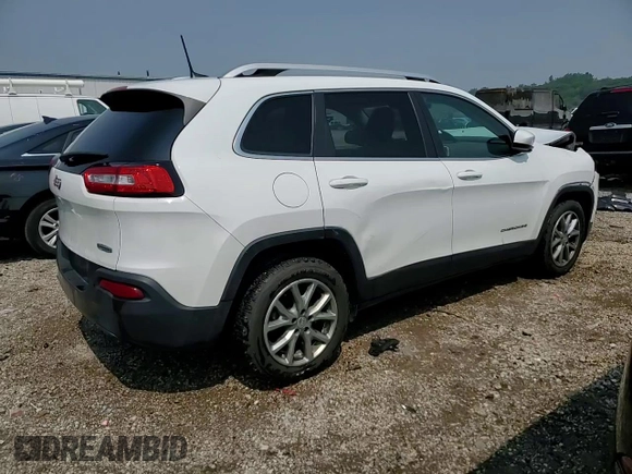 2017 Jeep Cherokee Latitude with VIN 1C4PJLCBXHW534318, listed as a Copart auction lot 59380155 with 101,051 mi miles and Salvage title. Bid and sale history available at DreamBid. Image 14.