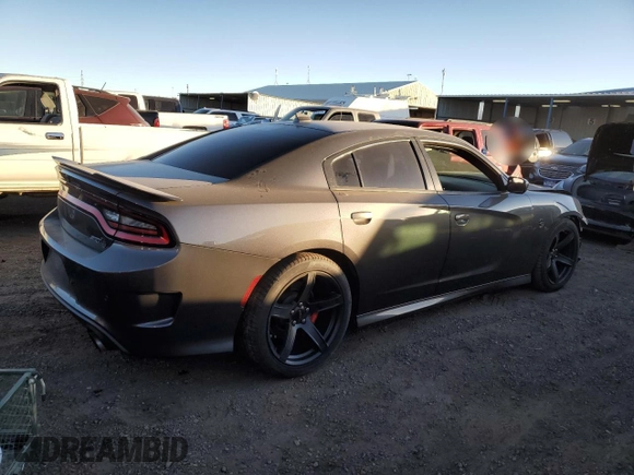 2019 Dodge Charger SRT Hellcat with VIN 2C3CDXL96KH693065, listed as a Copart auction lot 86162884 with 26,378 mi miles and Salvage Title. Bid and sale history available at DreamBid. Image 3.