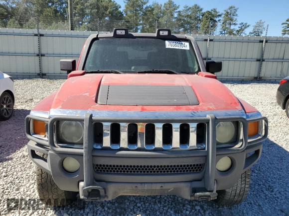 2006 Hummer H3 with VIN 5GTDN136868106238, listed as a Copart auction lot 76580904 with 210,417 mi miles and Clean Title. Bid and sale history available at carsss.com. Image 5.
