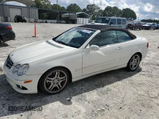 2008 Mercedes-Benz CLK 550 with VIN WDBTK72F78T089317, listed as a Copart auction lot 73295334 with 171,768 mi miles and Salvage Title. Bid and sale history available at DreamBid. Image 1.