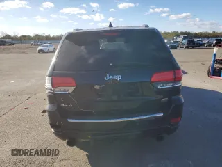 2017 Jeep Grand Cherokee Overland with VIN 1C4RJFCT9HC822898, listed as a Copart auction lot 86567034 with 120,699 mi miles and Salvage Title. Bid and sale history available at carsss.com. Image 6.