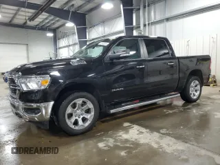 2020 Ram 1500 Big Horn with VIN 1C6SRFFT3LN169477, listed as a Copart auction lot 51842535 with 44,891 mi miles and Salvage title. Bid and sale history available at DreamBid. Image 1.