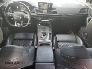 2018 Audi SQ5 Premium Plus with VIN WA1A4AFY0J2103351, listed as a Copart auction lot 78550614 with 58,657 mi miles and Salvage Title. Bid and sale history available at DreamBid. Image 8.