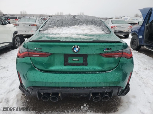 2024 BMW M4 Competition xDrive with VIN WBS43AZ0XRCN51588, listed as a Copart auction lot 85947514 with NaN miles and Clean Title. Bid and sale history available at carsss.com. Image 6.