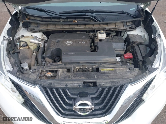 2016 Nissan Murano SL with VIN 5N1AZ2MH3GN139327, listed as a IAAI auction lot 41908885 with 99,508 mi miles. Bid and sale history available at carsss.com. Image 10.