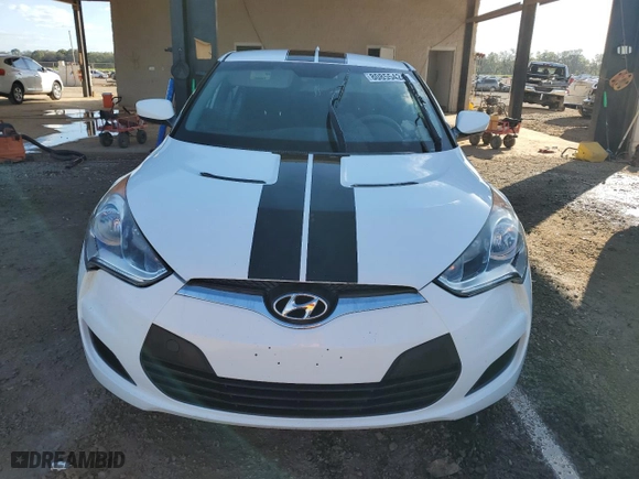 2013 Hyundai Veloster w/Gray Int with VIN KMHTC6AD4DU129880, listed as a Copart auction lot 80855424 with 167,888 mi miles and Salvage Title. Bid and sale history available at carsss.com. Image 5.