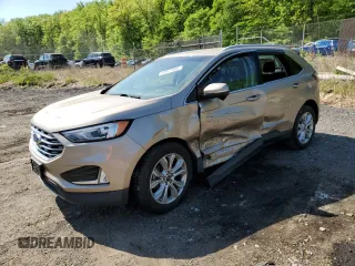 2020 Ford Edge Titanium with VIN 2FMPK3K91LBA72040, listed as a Copart auction lot 53977085 with 83,290 mi miles and Salvage title. Bid and sale history available at DreamBid. Image 1.