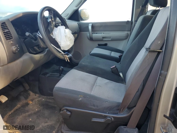 2009 Chevrolet Silverado 1500 Work Truck with VIN 1GCEK19C09Z117850, listed as a Copart auction lot 76186004 with 0 mi miles and Salvage Title. Bid and sale history available at carsss.com. Image 7.