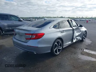 2019 Honda Accord Sport with VIN 1HGCV1F3XKA043815, listed as a IAAI auction lot 41997607 with 91,001 mi miles and . Bid and sale history available at DreamBid. Image 4.