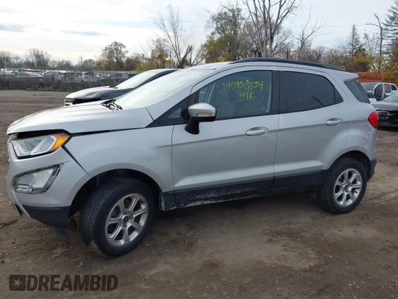 2018 Ford EcoSport SE with VIN MAJ6P1UL8JC190197, listed as a IAAI auction lot 40958854 with 17,584 mi miles. Bid and sale history available at carsss.com. Image 14.