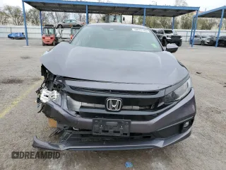 2019 Honda Civic Sport with VIN 2HGFC2F80KH503943, listed as a Copart auction lot 48527165 with 38,348 mi miles and Salvage Title. Bid and sale history available at DreamBid. Image 5.