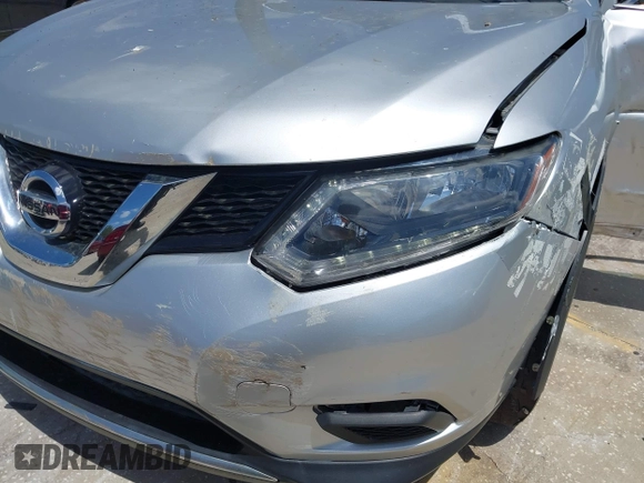 2015 Nissan Rogue SV with VIN 5N1AT2MTXFC849891, listed as a IAAI auction lot 41964361 with 135,934 mi miles and . Bid and sale history available at carsss.com. Image 13.