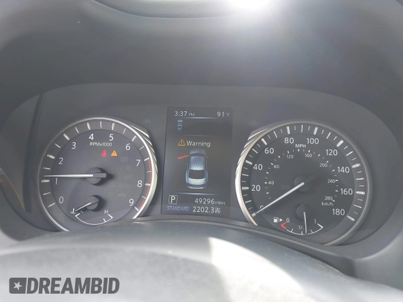 2020 Infiniti Q50 Pure z VIN JN1EV7AP7LM201535, wystawiony jako IAAI lot #42055768 z przebiegiem 49 296 mil mil oraz . Historia ofert i sprzedaży dostępna na DreamBid. Obrazek 7.