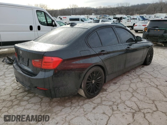 2012 BMW 3 Series 328i with VIN WBA3A5C55CF257376, listed as a Copart auction lot 46587005 with 157,965 mi miles and Salvage Title. Bid and sale history available at carsss.com. Image 3.