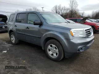 2012 Honda Pilot LX with VIN 5FNYF4H27CB014529, listed as a Copart auction lot 48699935 with 132,563 mi miles and Salvage Title. Bid and sale history available at DreamBid. Image 4.