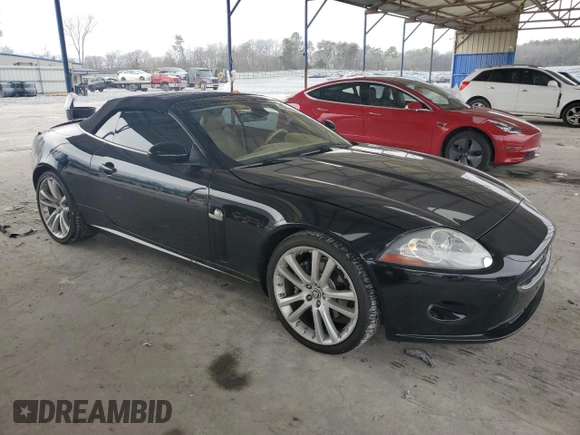2007 Jaguar XK with VIN SAJDA44B575B06009, listed as a Copart auction lot 43648365 with 105,106 mi miles and Clean Title. Bid and sale history available at carsss.com. Image 4.