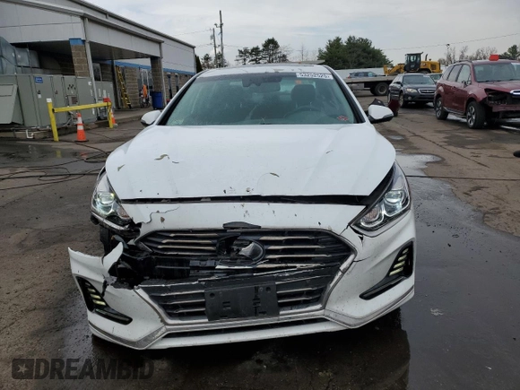2018 Hyundai Sonata Sport with VIN 5NPE34AF1JH604328, listed as a Copart auction lot 53252525 with 80,276 mi miles and Salvage Title. Bid and sale history available at carsss.com. Image 5.