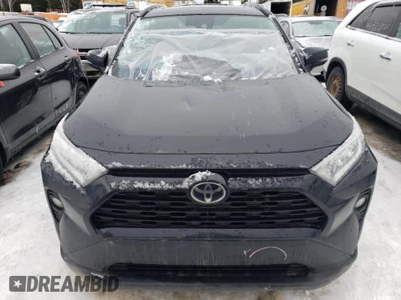 2021 Toyota RAV4 with VIN 2T3R1RFV1MC184699, listed as a Copart auction lot 45277215 with 184,153 mi miles and Non repairable. Bid and sale history available at DreamBid. Image 5.