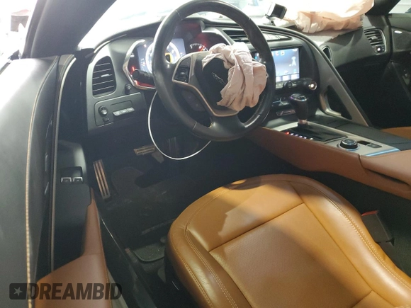 2015 Chevrolet Corvette 2LT z VIN 1G1YD2D76F5111568, wystawiony jako Copart lot #51807145 z przebiegiem 31 339 mil mil oraz Szkoda całkowita • Salvage title. Historia ofert i sprzedaży dostępna na DreamBid. Obrazek 8.