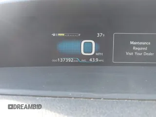 2016 Toyota Prius Two with VIN JTDKBRFU3G3013058, listed as a IAAI auction lot 41824822 with 137,392 mi miles. Bid and sale history available at carsss.com. Image 7.