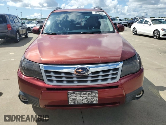 2011 Subaru Forester X Limited with VIN JF2SHAFC0BH735639, listed as a Copart auction lot 73809634 with 225,453 mi miles and Salvage title. Bid and sale history available at DreamBid. Image 5.