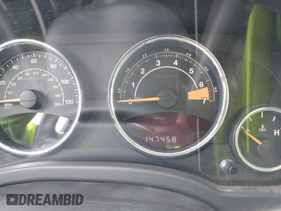 2016 Jeep Compass High Altitude Edition with VIN 1C4NJCEA1GD720223, listed as a IAAI auction lot 41879625 with 147,458 mi miles. Bid and sale history available at carsss.com. Image 7.
