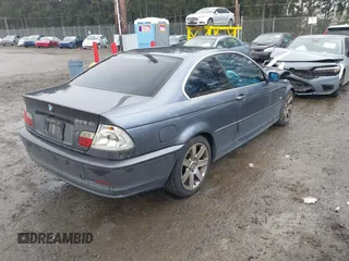 2003 BMW 3 Series 325Ci with VIN WBABN33443PG62055, listed as a IAAI auction lot 41940245 with 1 mi miles. Bid and sale history available at carsss.com. Image 4.