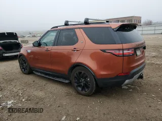 2018 Land Rover Discovery HSE with VIN SALRR2RV5JA057595, listed as a Copart auction lot 86136824 with 66,895 mi miles and Salvage Title. Bid and sale history available at DreamBid. Image 2.
