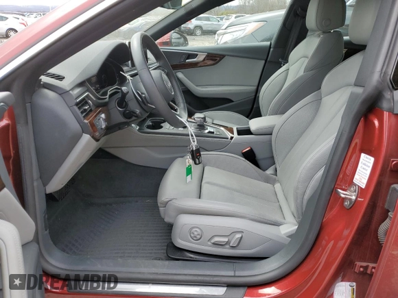 2018 Audi A5 Sportback Prestige with VIN WAUCNCF55JA128987, listed as a Copart auction lot 46328073 with 47,054 mi miles. Bid and sale history available at carsss.com. Image 7.
