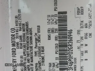 2016 Ford Fusion SE с VIN 3FA6P0HD2GR260946, выставлен на аукционе Copart как лот 60672445 с пробегом 92 419 миль миль и Чистый • Clean title. История ставок и продаж доступна на DreamBid. Изображение 12.