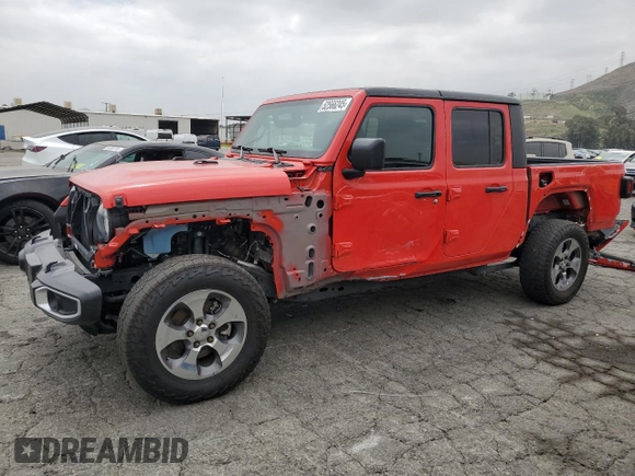 2023 Jeep Gladiator Sport S with VIN 1C6HJTAG4PL547608, listed as a Copart auction lot 52566245 with 8,464 mi miles and Salvage title. Bid and sale history available at DreamBid. Image 1.