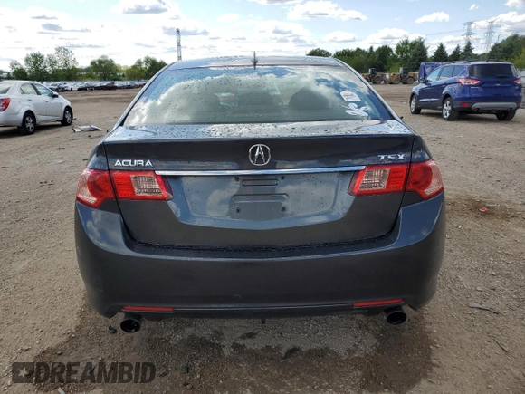 2011 Acura TSX with VIN JH4CU2F65BC010712, listed as a Copart auction lot 58199505 with 80,651 mi miles and Salvage title. Bid and sale history available at DreamBid. Image 6.