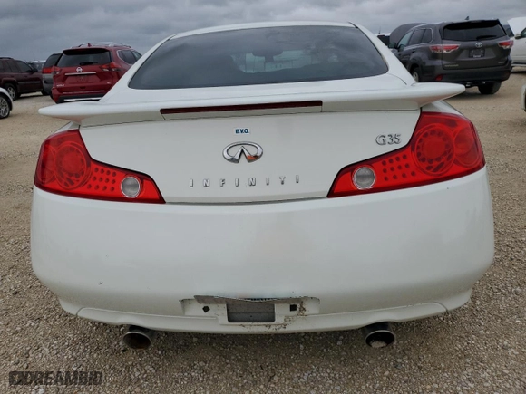 2004 Infiniti G35 Coupe w/Leather with VIN JNKCV54E84M806778, listed as a Copart auction lot 75052754 with 0 mi miles and Salvage Title. Bid and sale history available at carsss.com. Image 6.