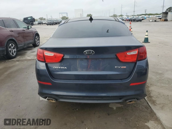 2015 Kia Optima EX with VIN 5XXGN4A72FG486109, listed as a Copart auction lot 50734465 with 106,902 mi miles and Salvage Title. Bid and sale history available at carsss.com. Image 6.