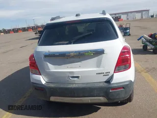2016 Chevrolet Trax LTZ with VIN 3GNCJRSB4GL165194, listed as a IAAI auction lot 41754666 with 152,471 mi miles. Bid and sale history available at carsss.com. Image 16.